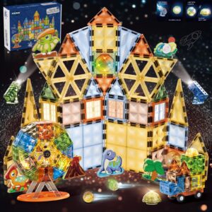 BINZKBB 110PCS Magnetic Building Blocks Tiles