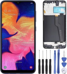 ZOETEC Screen Replacement for Samsung Galaxy A10 A105G A105FN A105M A105F LCD Display Touch Screen Digitizer Full Assembly with Frame