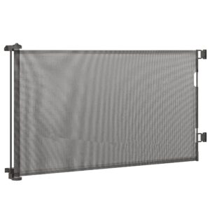 PawHut Retractable Stair Gate for Dogs