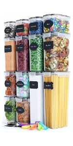 Food storage containers set