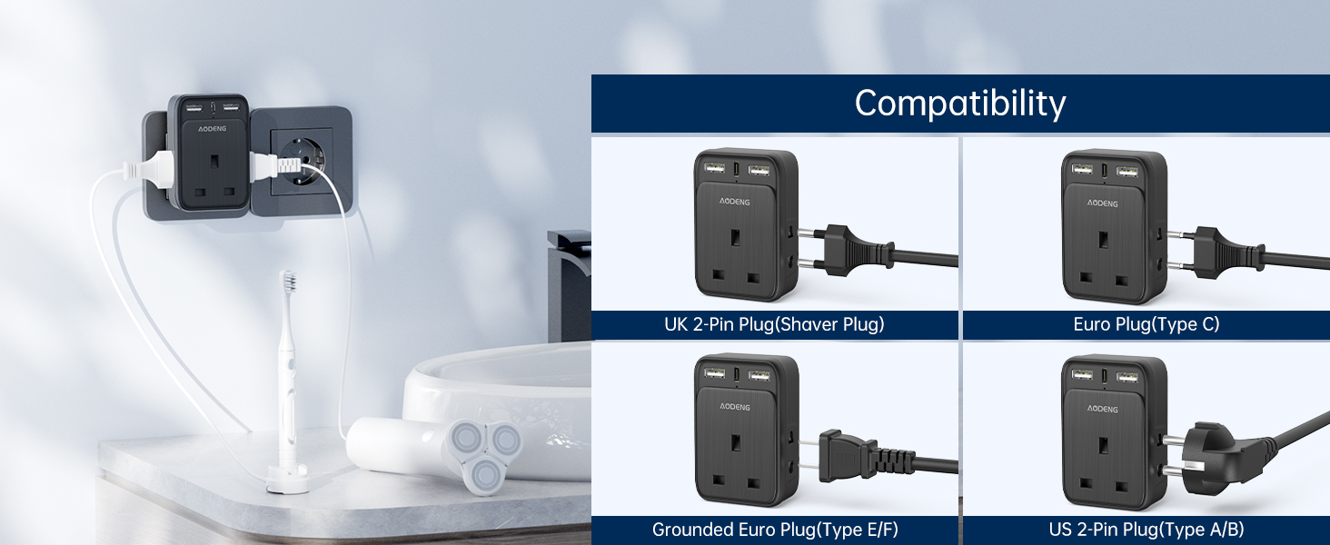 uk to european plug adapter