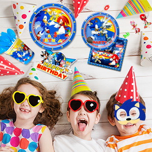 sonic birthday decoration