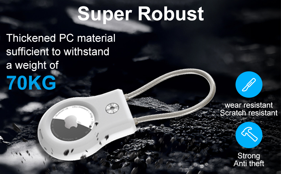 Ultra toughness Airtag key chain