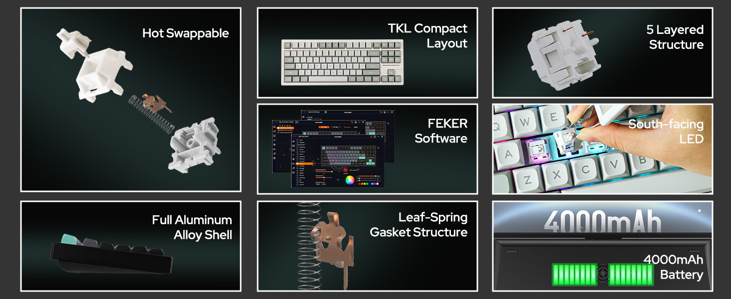 FEKER Galaxy80 gaming keyboard