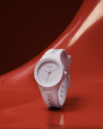 HUGO Analogue Multifunction Quartz Watch for Men #Brave Collection with Stainless Steel Bracelet ...