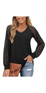 V Neck Blouses