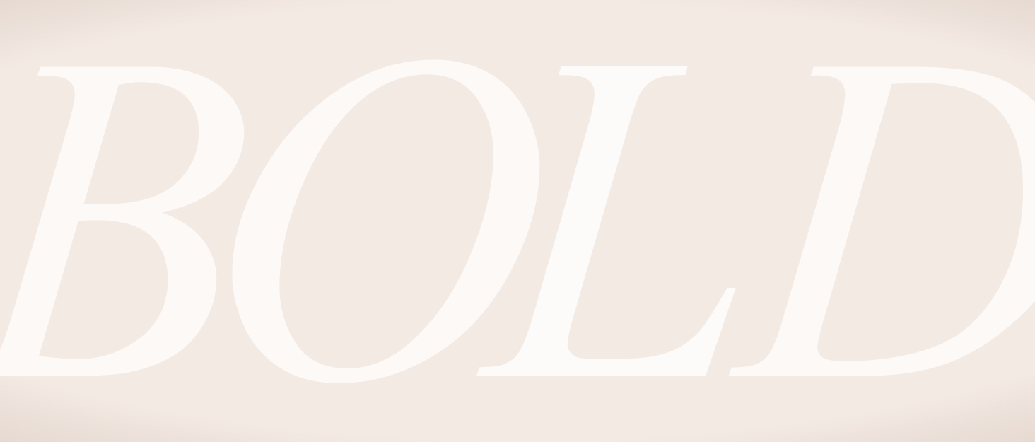 Bulova brand logo Bold at heart