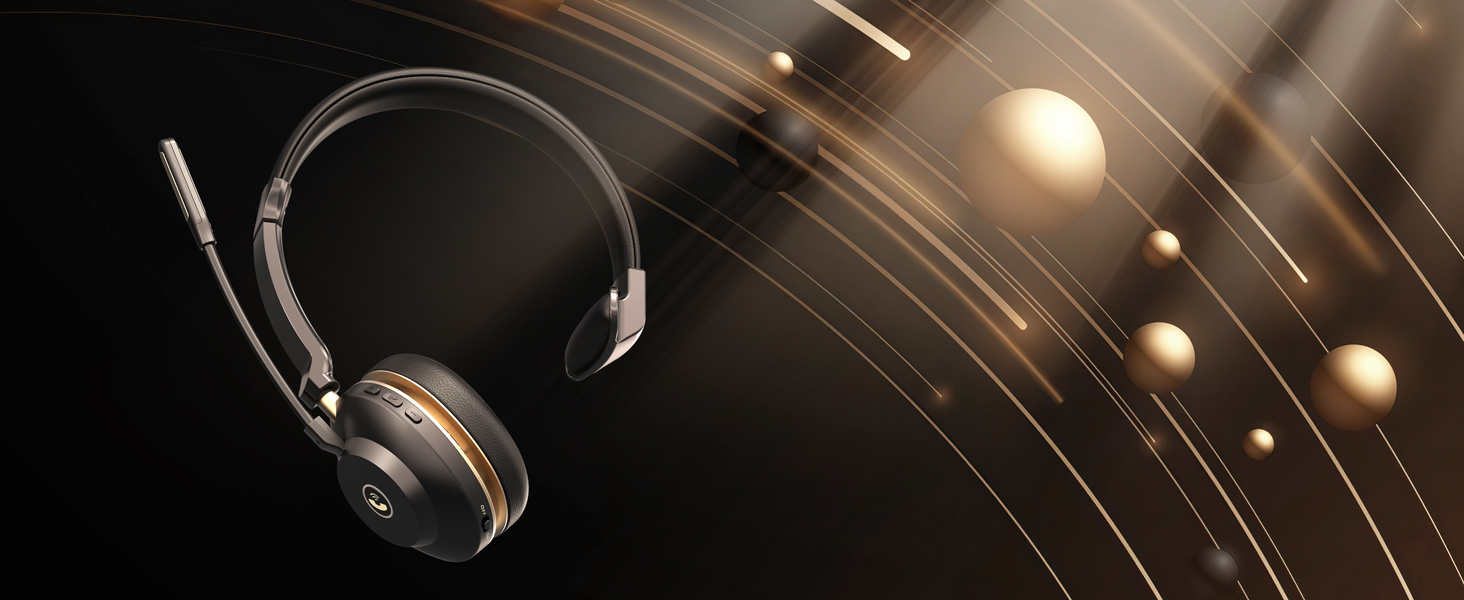 computer headset with microphone