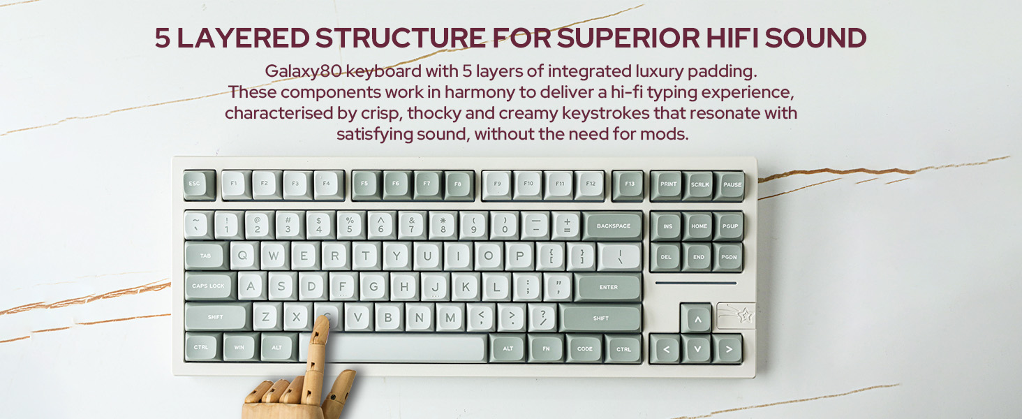 FEKER Galaxy80 gaming keyboard