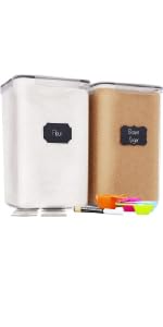 Flour and Sugar Storage Containers