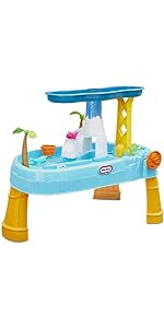 Little Tikes Kids Waterfall Island Water Activity Play Table Set