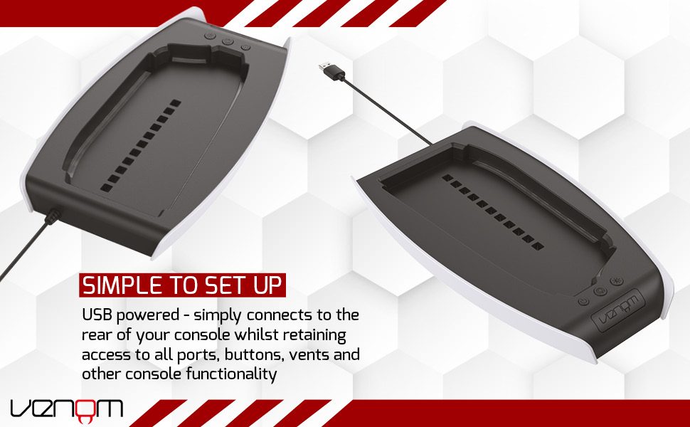 Venom LED Light-up Console Stand for PS5 Slim