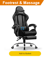 gaming chair with footrest