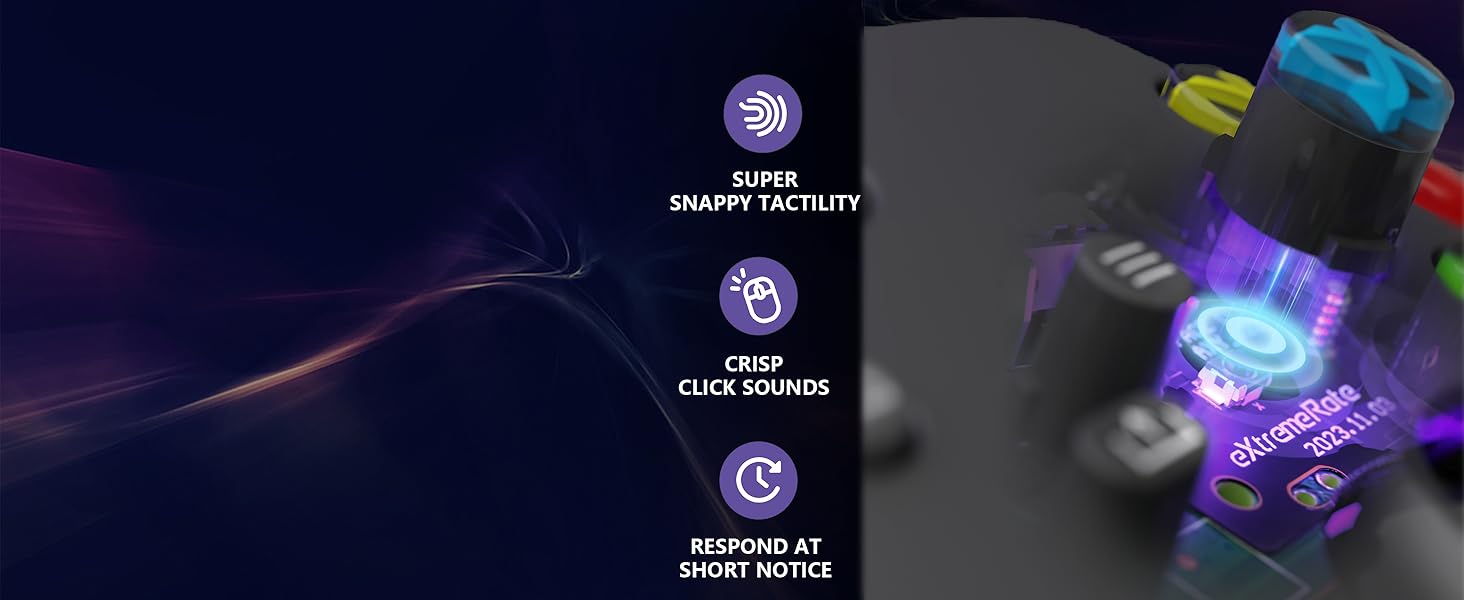 Custom A B X Y Keys Mouse Clicky Kit for Xbox Series X|S Controller