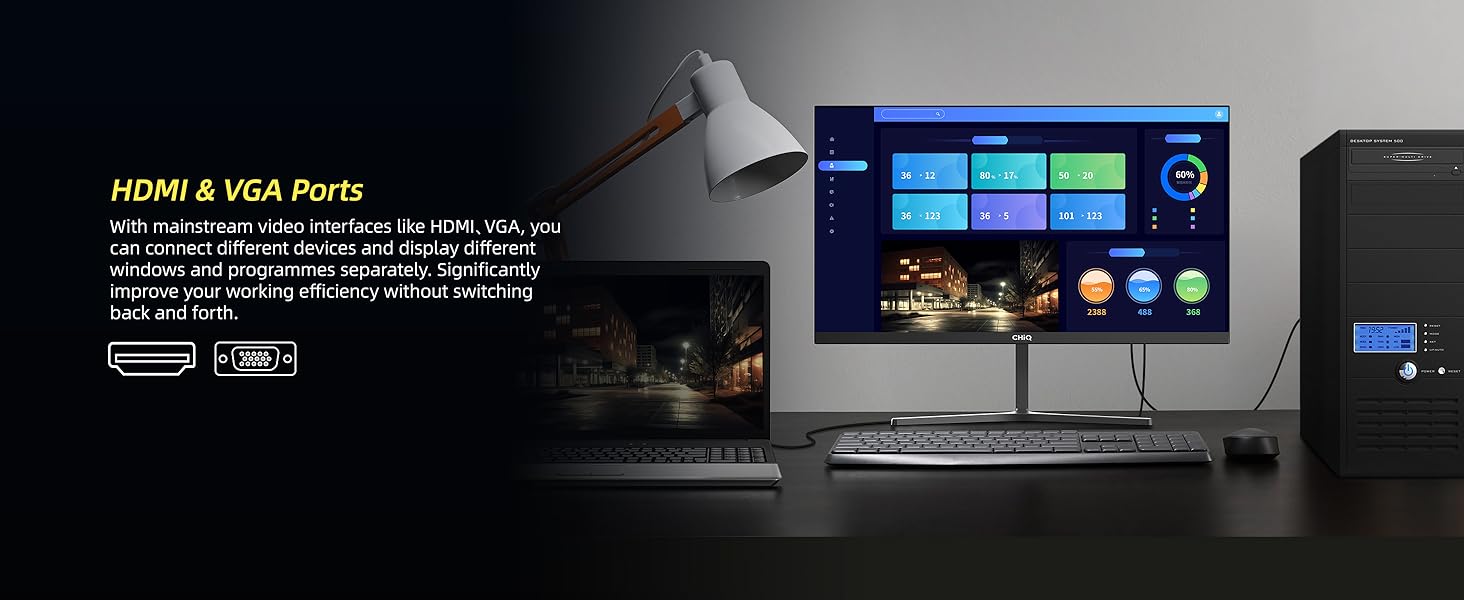 HDMI & VGA Ports