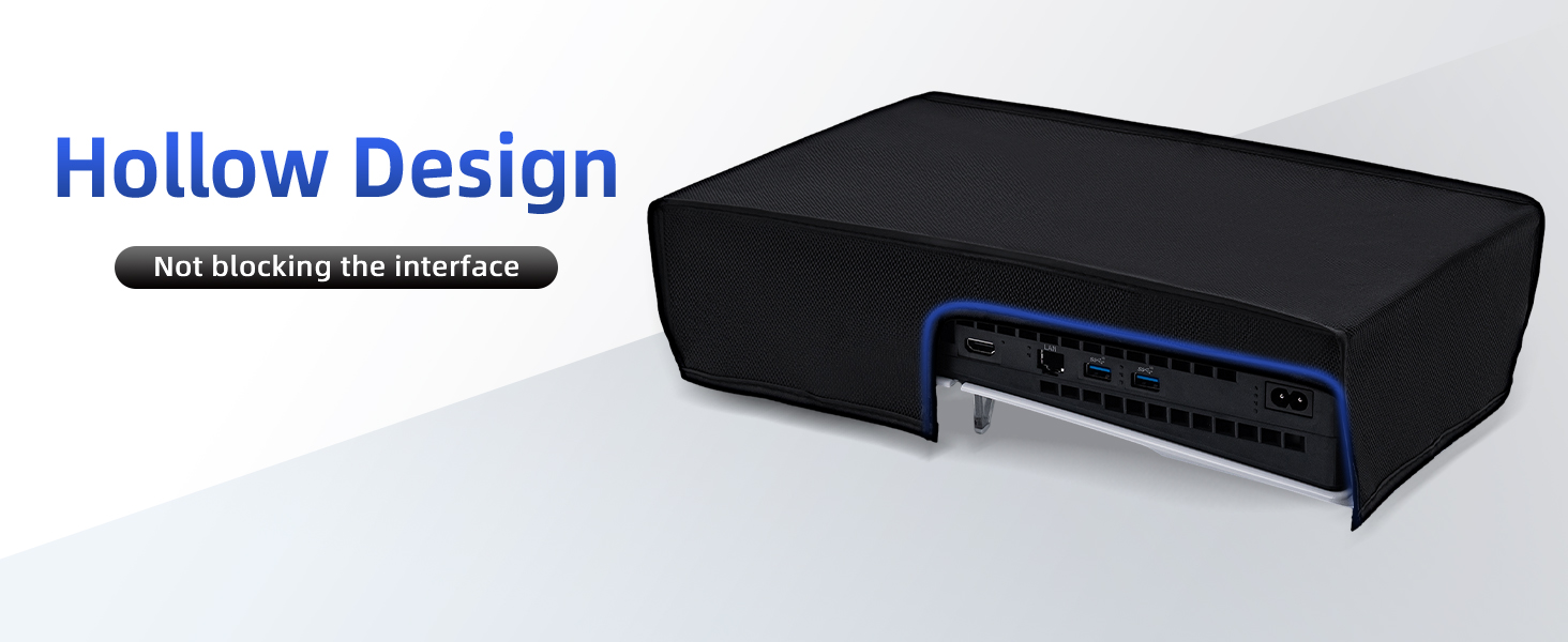 Horizontal PS5 Slim Dust Cover
