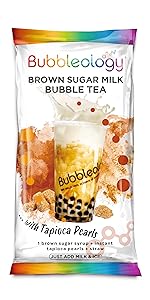 brown sugar milk bubble tea A+
