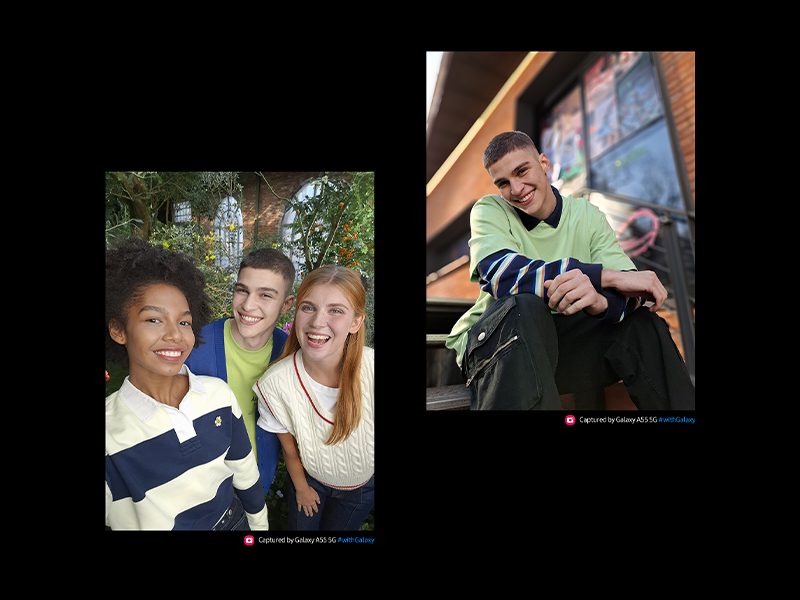 A55's 32MP Selfie Camera