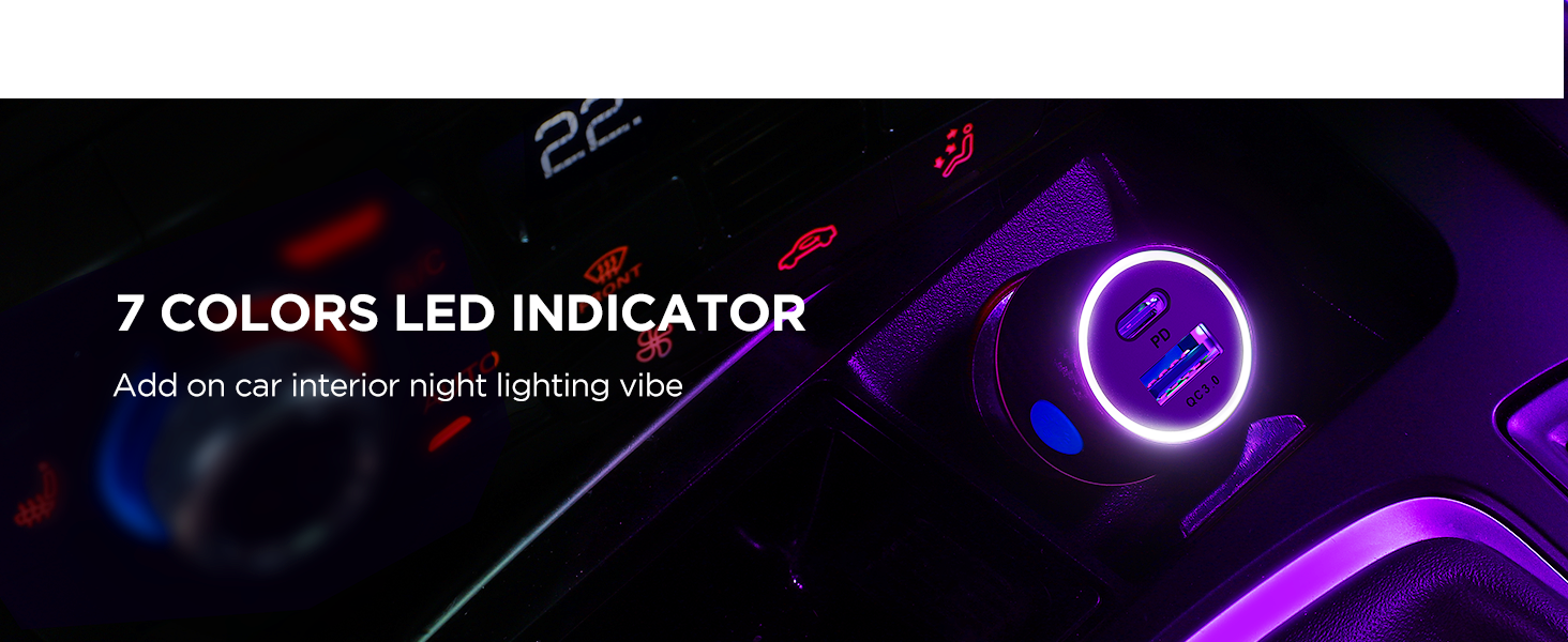 JOYROOM 60W Dual Super Fast Charging PD30W+QC30W Car Charger