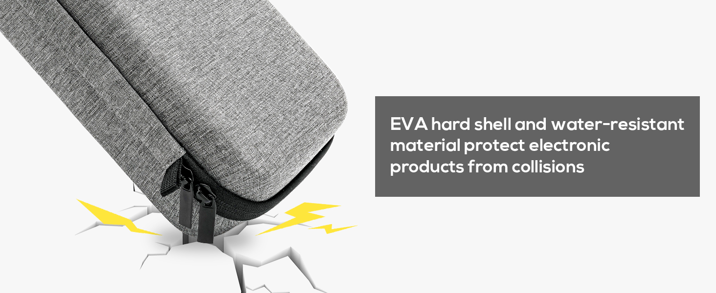 ProCase Hard Travel Electronic Organizer Case