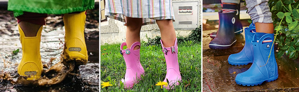 crocs, come as you are, puddles welcome