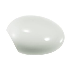 X AUTOHAUX Car Rear View Left Side Mirror Cover Cap Replacement White for BMW Mini Clubman R55 Hatchback Cooper R56 Convertible R57 Mirror Guard Covers