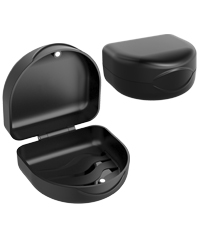 Retainer Case Denture Box Orthodontic Dental Braces Mouth Guard Teeth Night Container Storage Holder