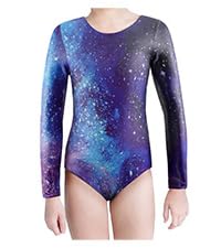 XiaoMoSha Gymnastics Leotards for Girls Long Sleeve/Sleeveless Dance Leotard