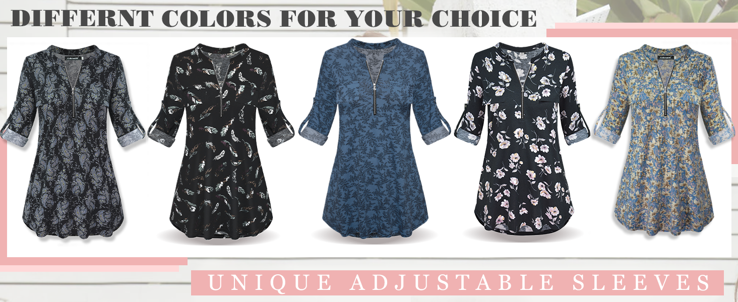 ladies tunic tops