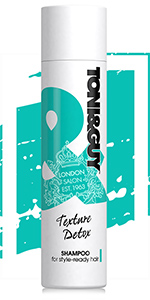 Toni&Guy Texture Detox with sea fennel Shampoo for stylish hair care 250 ml is for all hair types