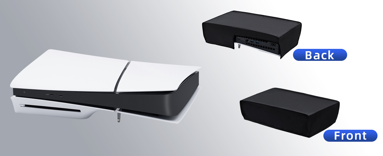 Horizontal PS5 Slim Dust Cover