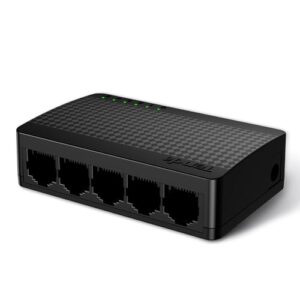 Tenda Gigabit Ethernet Switch 5 Port Network Switch Ethernet Splitter Hub (Desktop or Wall Mount