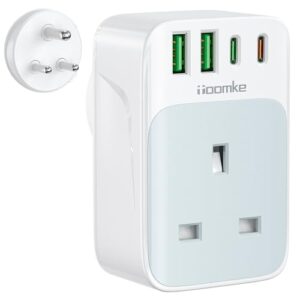 UK to India Plug Adapter