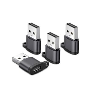 USB to USB C Adapter 4pack-Type C Female to A Male Charger Cable Compatible Apple Watch 8