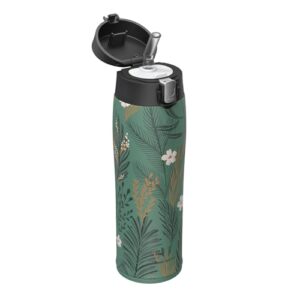 Super Sparrow Water Bottle with Straw - Ultralight Stainless Steel 18/10 Travel Mug - 350ml