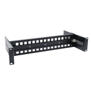 19 Inches Adjustable Rack Mount DIN Rail Bracket for Media Converters Ethernet Switch Industrial PoE Switch with Light and High Strength Aluminum Alloy Material