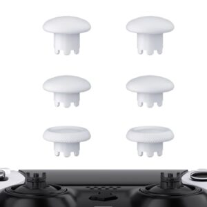eXtremeRate Robot White Replacement Swappable Thumbsticks for PS5 Edge Controller