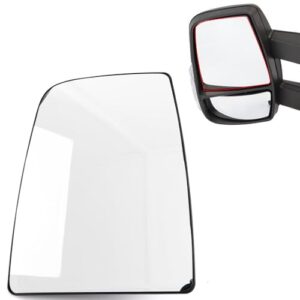 ROBUST Wing Mirror Upper Glass Left Near Side for Ford Transit Mk8 1823985 1 823 994 BK3117K741AA BK3117K740AAW 2014 Onwards