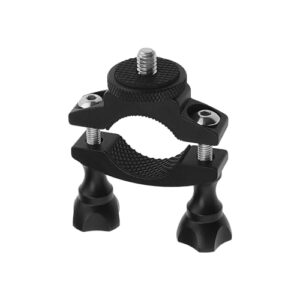 The Lord of the Tools Bicycle Handlebar Mount Bicycle Action Camera Mount Aluminum Alloy Adjustable Bracket Compatible with DJI OSMO Compatible with XiaoYi