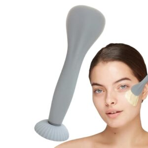 Bexdug Baby Cream Spatula | Soft Silicone Butt Paste Applicator Diaper Cream Brush - Baby Butt Brush Baby Bum Spatula with Suction Base for Kids Girls Boys