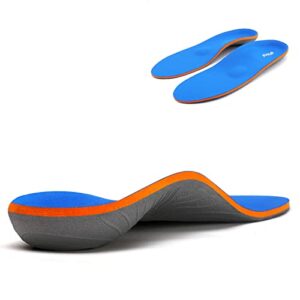iFitna Full Length Metatarsal Arch Support Shock Absorption Orthotic Unisex Insoles for Flat Feet