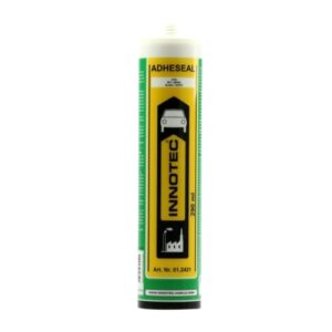 Innotec Adheseal White MS Polymer Based Adhesive and Sealant - Can Be Adhered Even to Delicate Materials - Can Be Painted Over Wet to Wet - 290 ml Adheseal Permanently Elastic Adhesive Sealant - 1