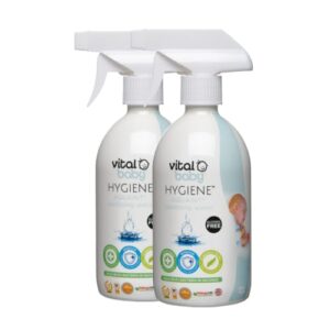 Vital Baby AQUAINT Sanitising Water Kills 99.9% of Germs - Baby Safe - No Alcohol