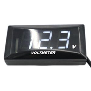 Calakono Volt Meter Car | Waterproof Car Voltmeter Display LED Display DC 12-150V | Car Battery Voltage Monitor