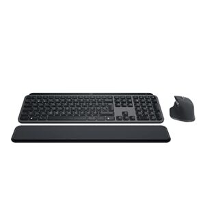 Logitech MX Keys S COMBO - Performance Wireless Keyboard and Mouse with Palm Rest