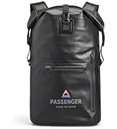 Passenger Roll Top, Water-Resistant Backpack - Crossing, 20L | Unisex - Rugged, recycled rucksack...