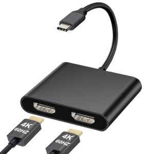 USB C to HDMI Adapter - Dual HDMI Adapter for 2 Monitors