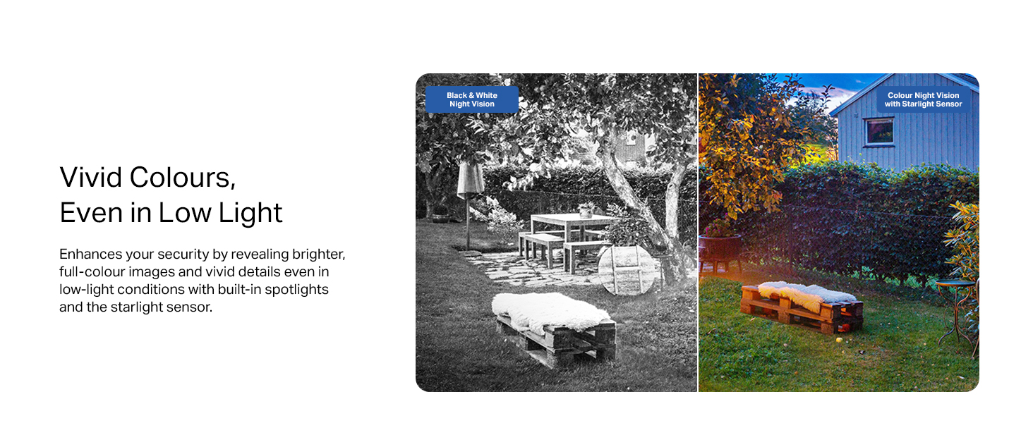 Smart Wire-Free Security Camera,2K QHD Live View,Colour Night Vision,IP66,Solar Panel Supported