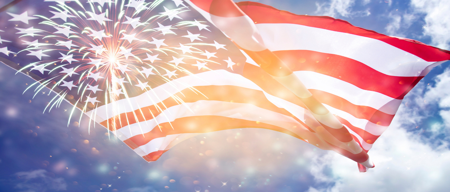 American Flag on Sticks USA Flag 4th of July Independence Day Balloons