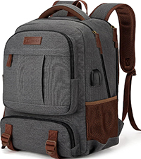 Canvas Laptop Backpack, School Backpack for Men Women